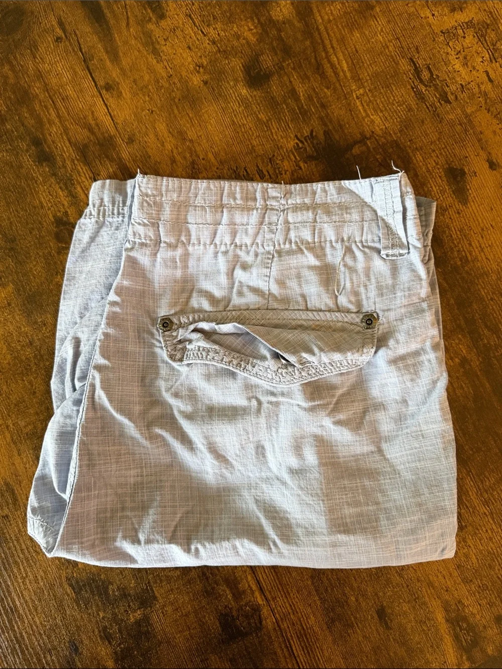 Buckle Black size 34 Men's Light Blue Flat Front Shorts — Casual Everyday Style